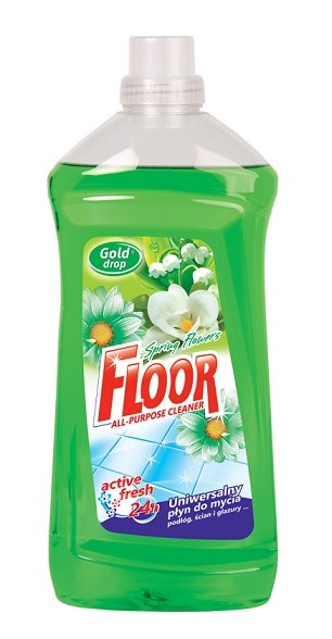 FLOOR 1.5l vůně jara zelený - Drogerie Čistící prostředky Podlahy